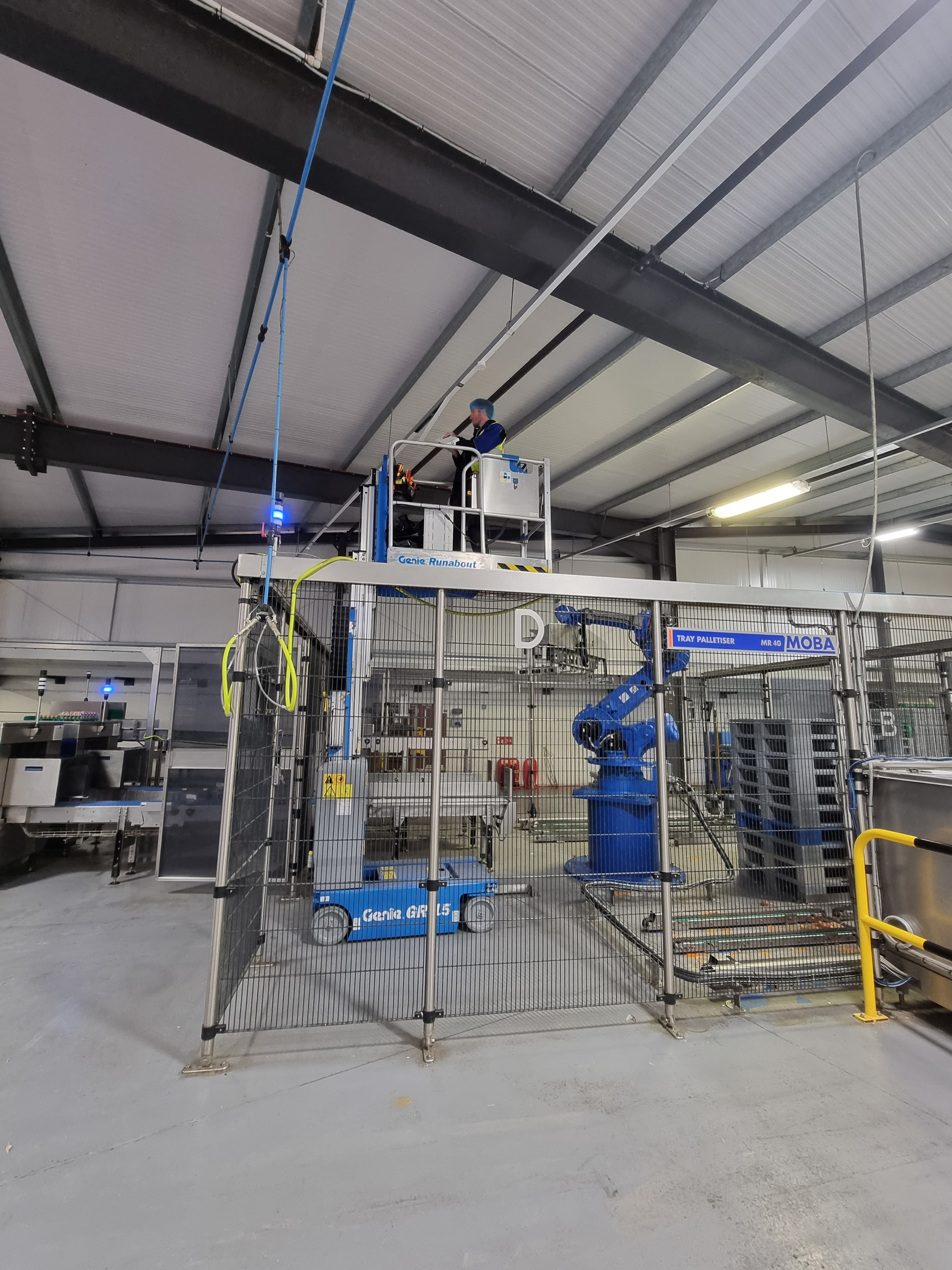 On-site electrical work